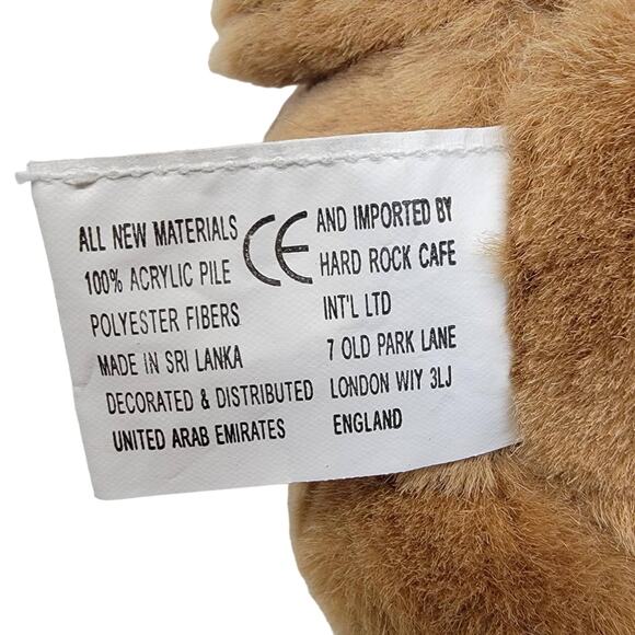 Vintage 1990s plush Hard Rock Cafe toy - Picture 3 of 4